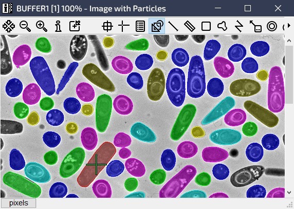 Classes of particles in ImageSP